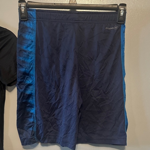 Shirt/Shorts Combo…. Russell Athletic Kids Navy and Blue Shorts and DryTEK shirt - Picture 11 of 16